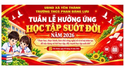 Từ lễ phát động đến diễn đàn học tập: Khi “học tập suốt đời” trở nên gần gũi với mỗi học sinh