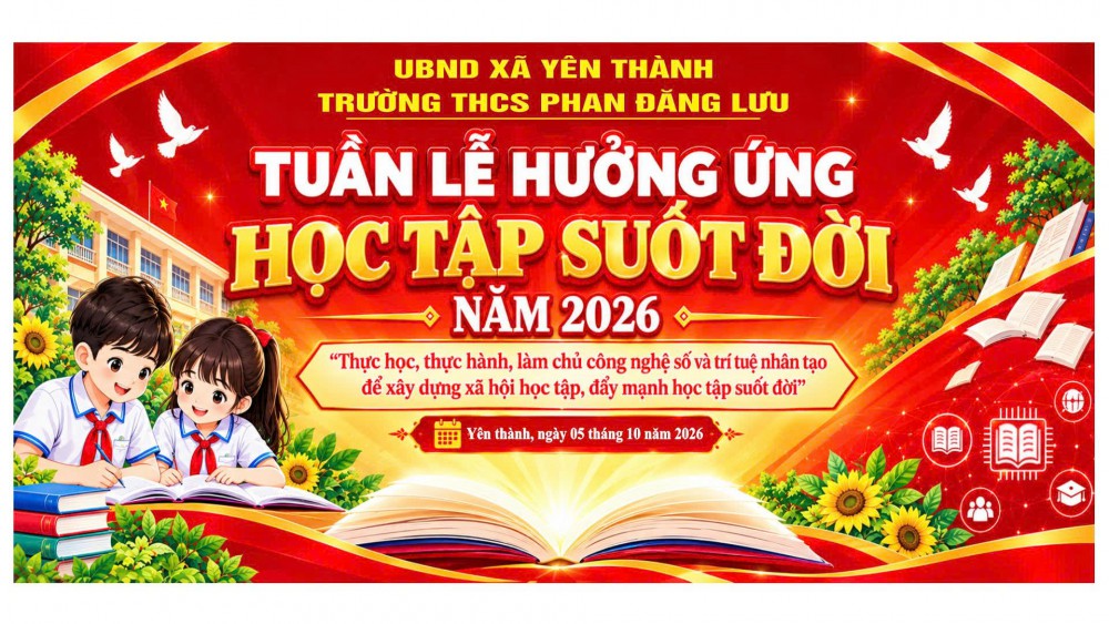 Từ lễ phát động đến diễn đàn học tập: Khi “học tập suốt đời” trở nên gần gũi với mỗi học sinh